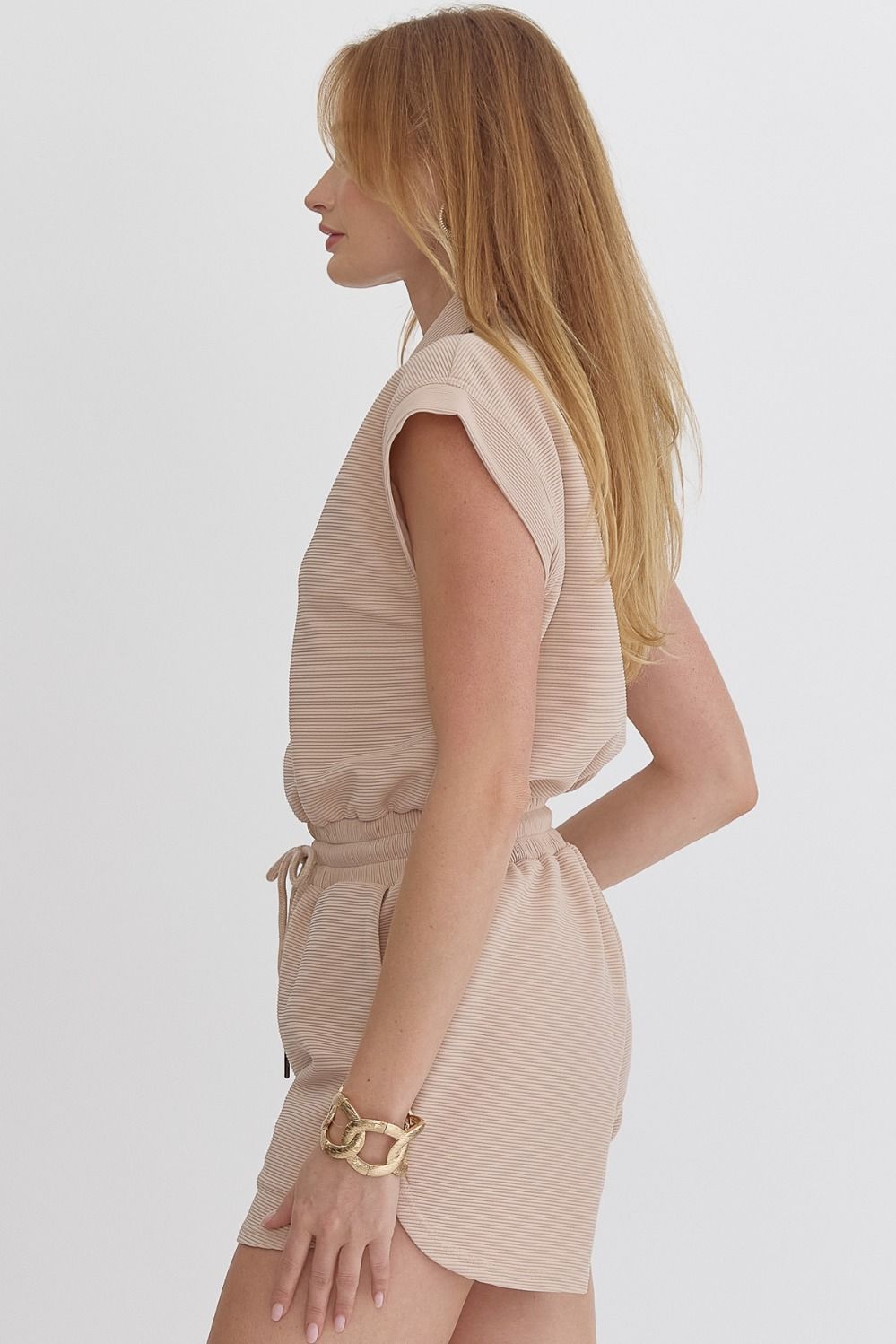 Lux Ribbed Romper