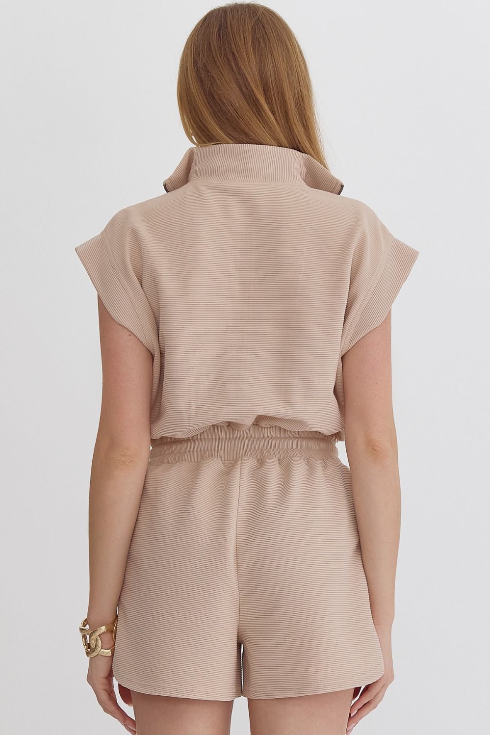 Lux Ribbed Romper