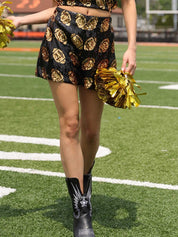 Sequin Football Shorts