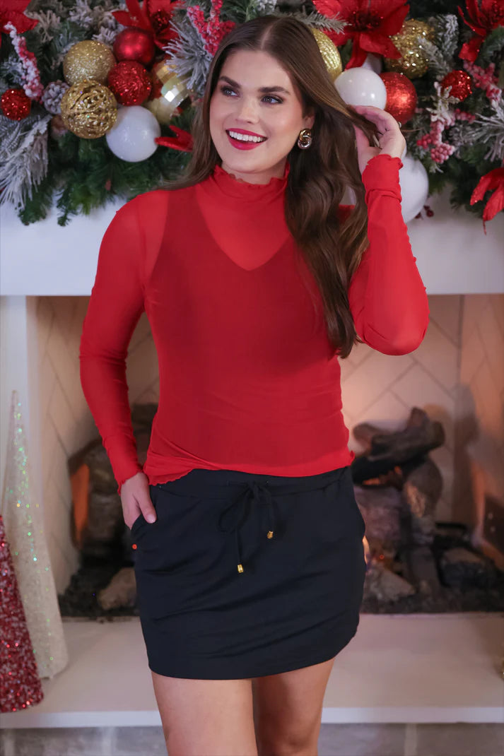 Keigan Mesh Top