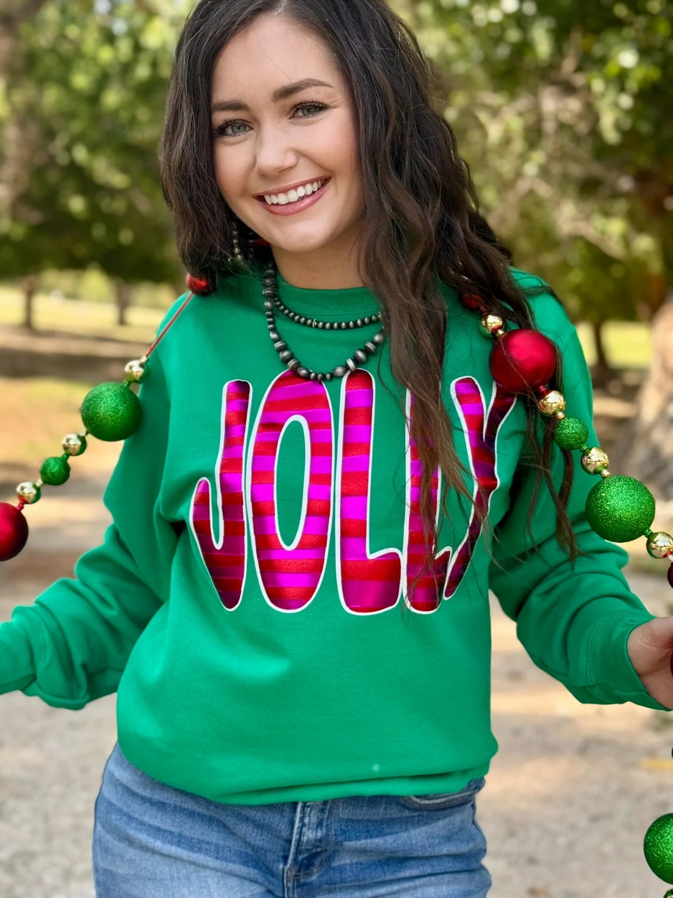 JOLLY Sweatshirt In Metallic Puff