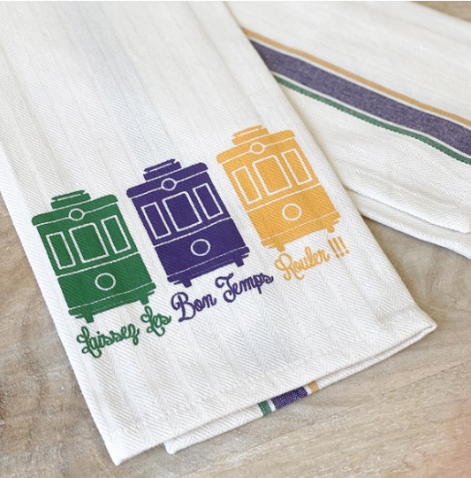 The Royal Standard- Mardi Gras Hand Towel