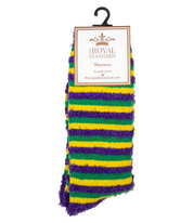 The Royal Standard- Mardi Gras Stripe Socks