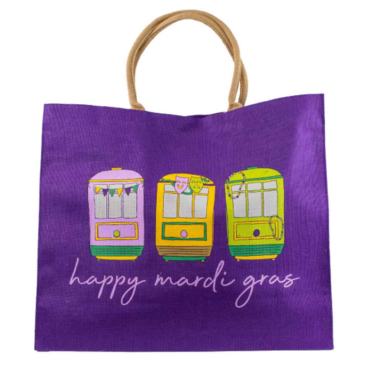 The Royal Standard- Streetcar Mardi Gras Carryall Tote