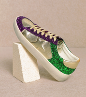Alex- Mardi Gras Glitter Sneaker