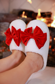 Cozy Bow Slippers