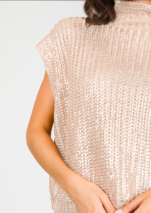 Streets of Gold- Metallic Top