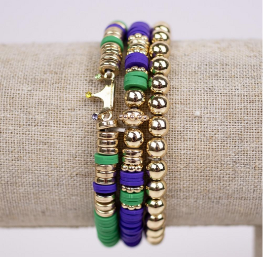 The Royal Standard- Bons Temps Bead Bracelet Stack