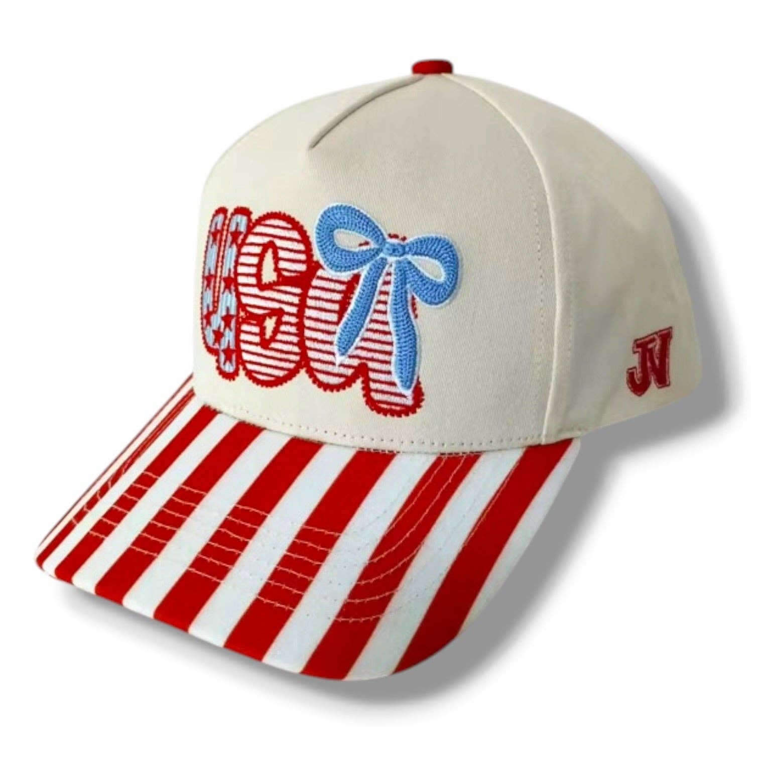USA Bow Stripe Hat