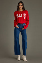 Jingle Jolly Merry Christmas Sweater Tops