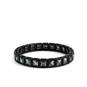 LULU MAC Black Rhinestone Bracelet