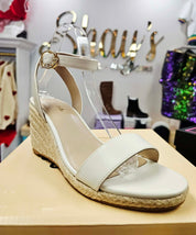JULIA- Low Ankle Strap Wedge