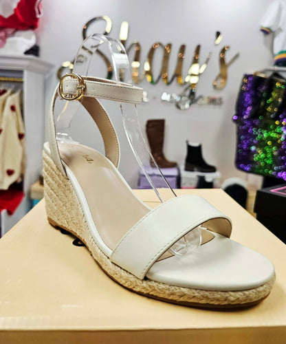 JULIA- Low Ankle Strap Wedge