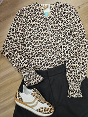 KICKOFF- Leopard Combo Sneaker