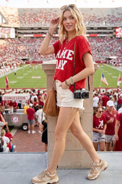 Game Day Ribbed Knit Top