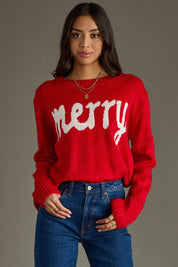 Jingle Jolly Merry Christmas Sweater Tops