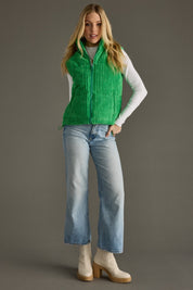 Green Corduroy Vest