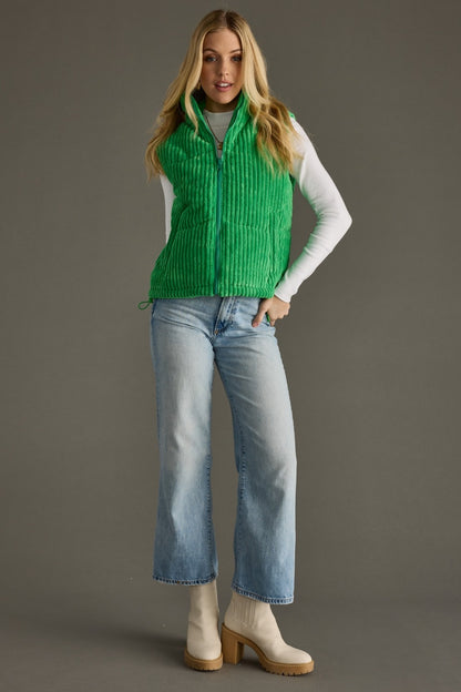 Green Corduroy Vest