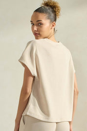 Corduroy Short Sleeve Top