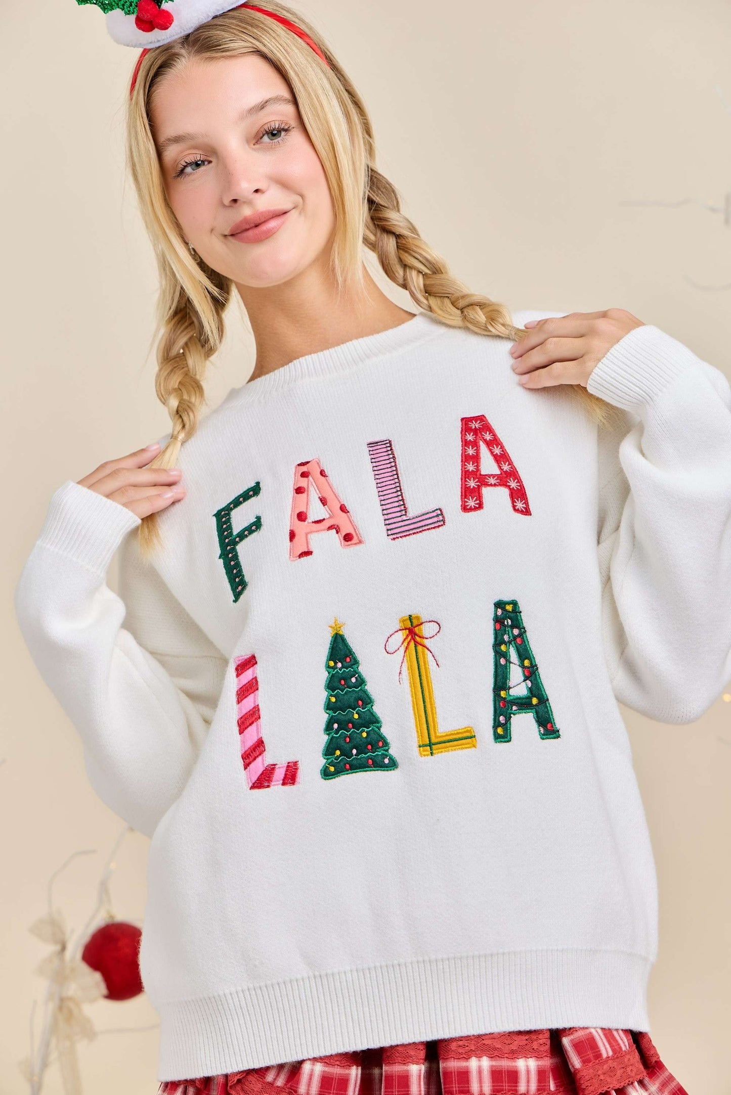Fala Lala Christmas Knit Sweater