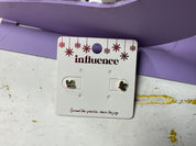 Tine Holly Christmas Post Earrings