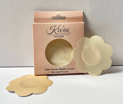 Satin Flower Nipple Covers