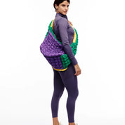 Mardi Gras Puffer Bag