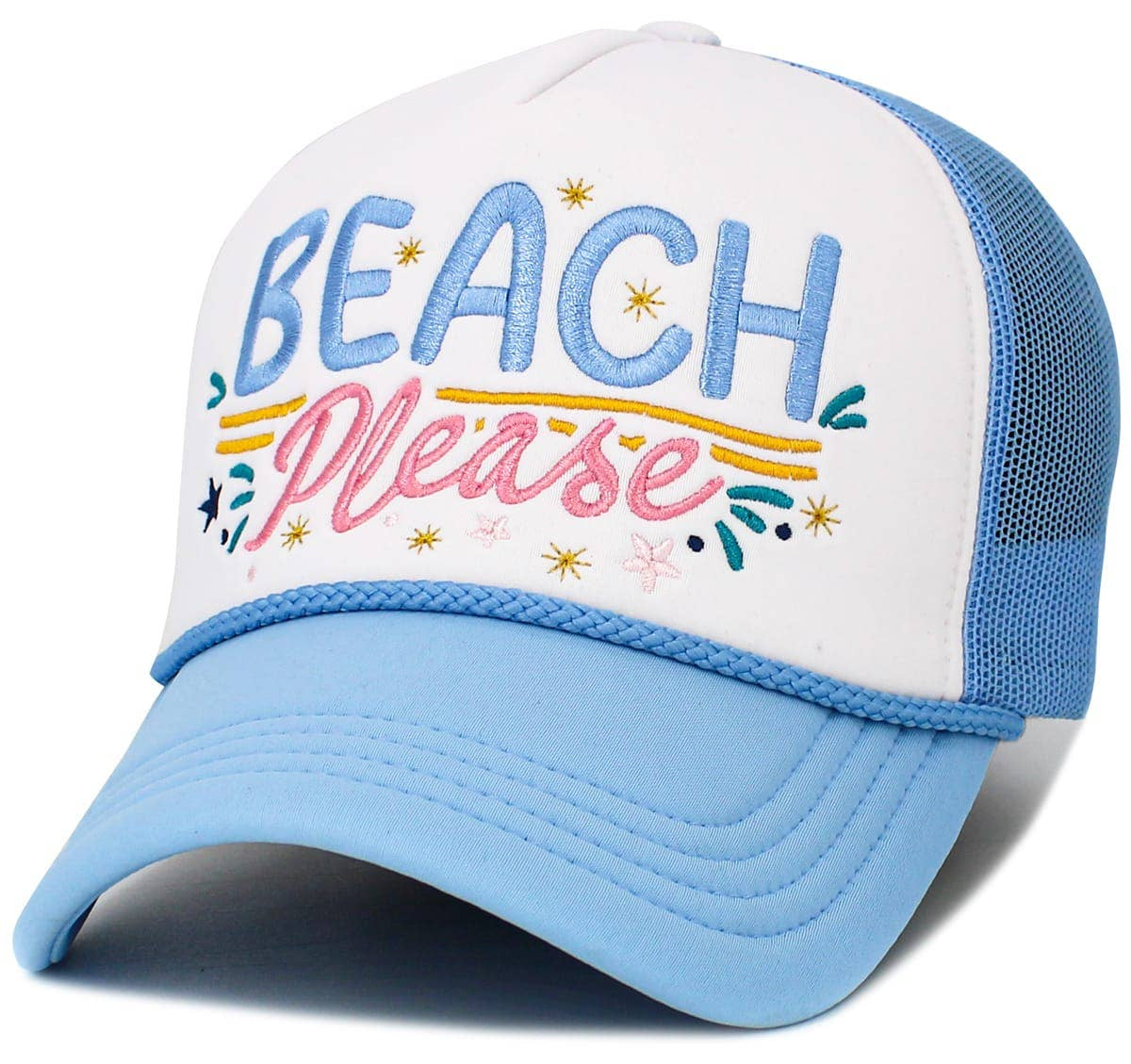 Beach Please Vintage Baseball Cap