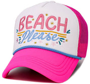 Beach Please Vintage Baseball Cap