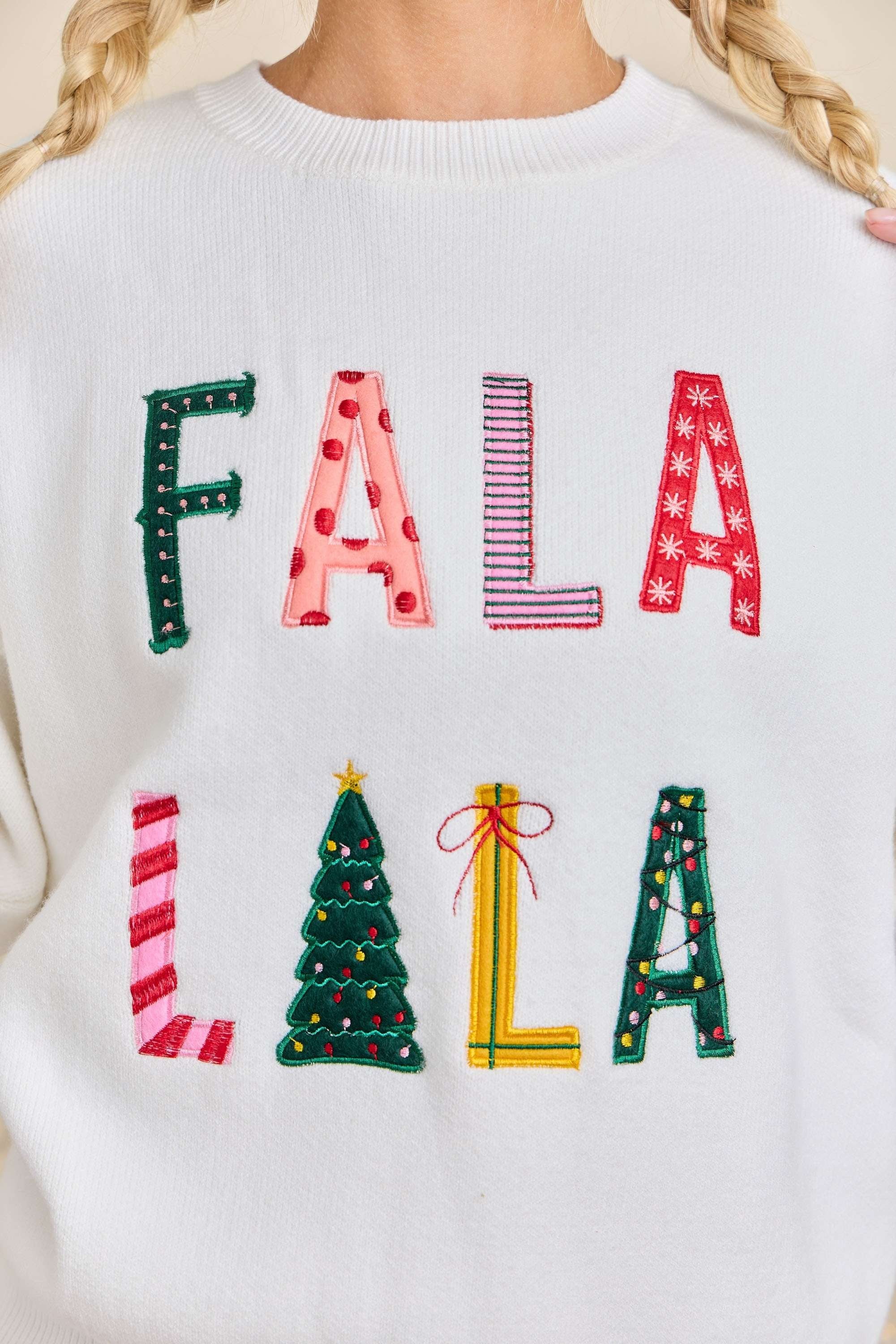 Fala Lala Christmas Knit Sweater