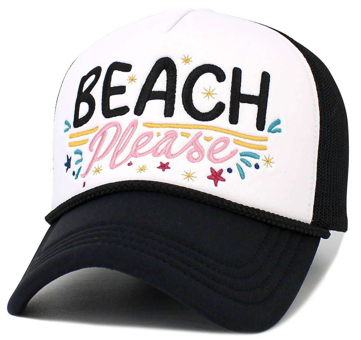 Beach Please Vintage Baseball Cap