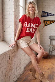 Game Day Ribbed Knit Top