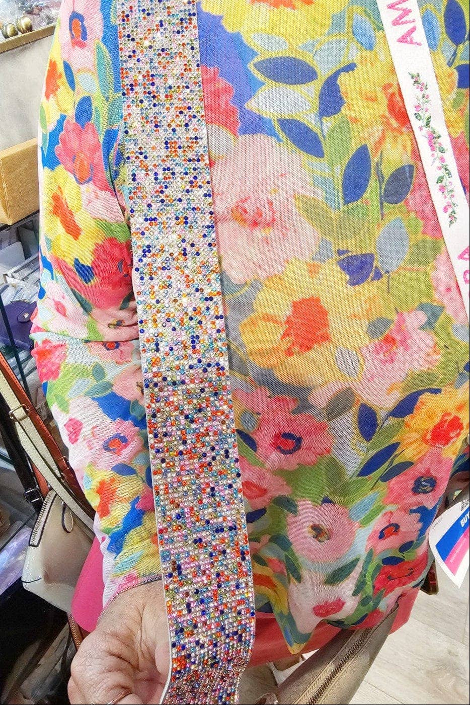 Sparkling Rhinestone Strap