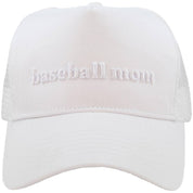 Baseball Mom 3-D Embroidered Trucker Hat