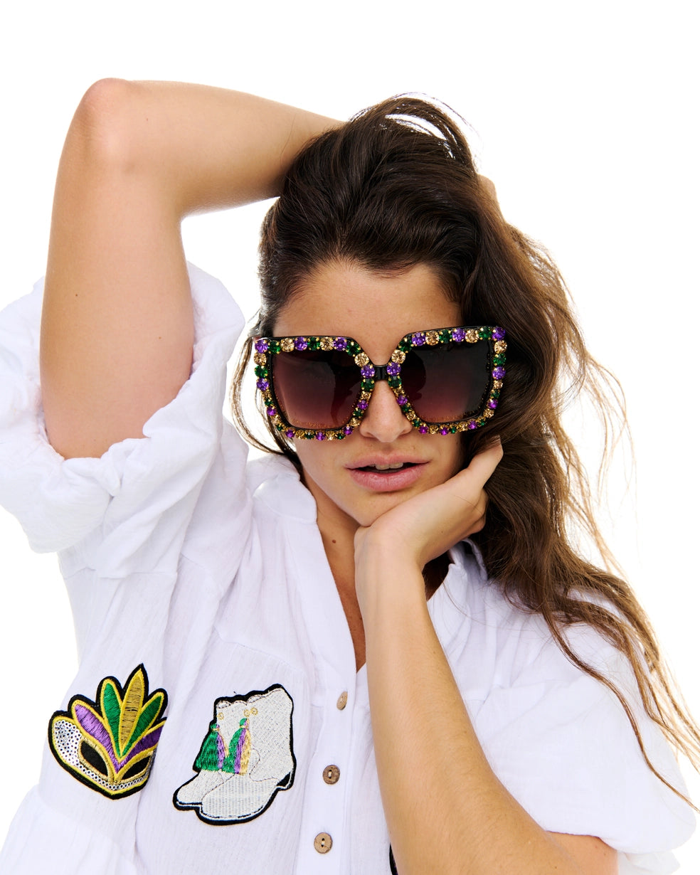 Mardi Gras Sunglasses