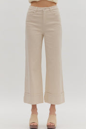 Off The Cuff Wide Leg Denim