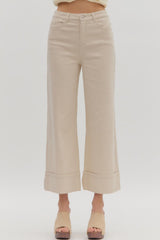 Off The Cuff Wide Leg Denim