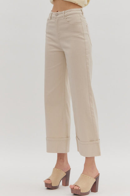 Off The Cuff Wide Leg Denim