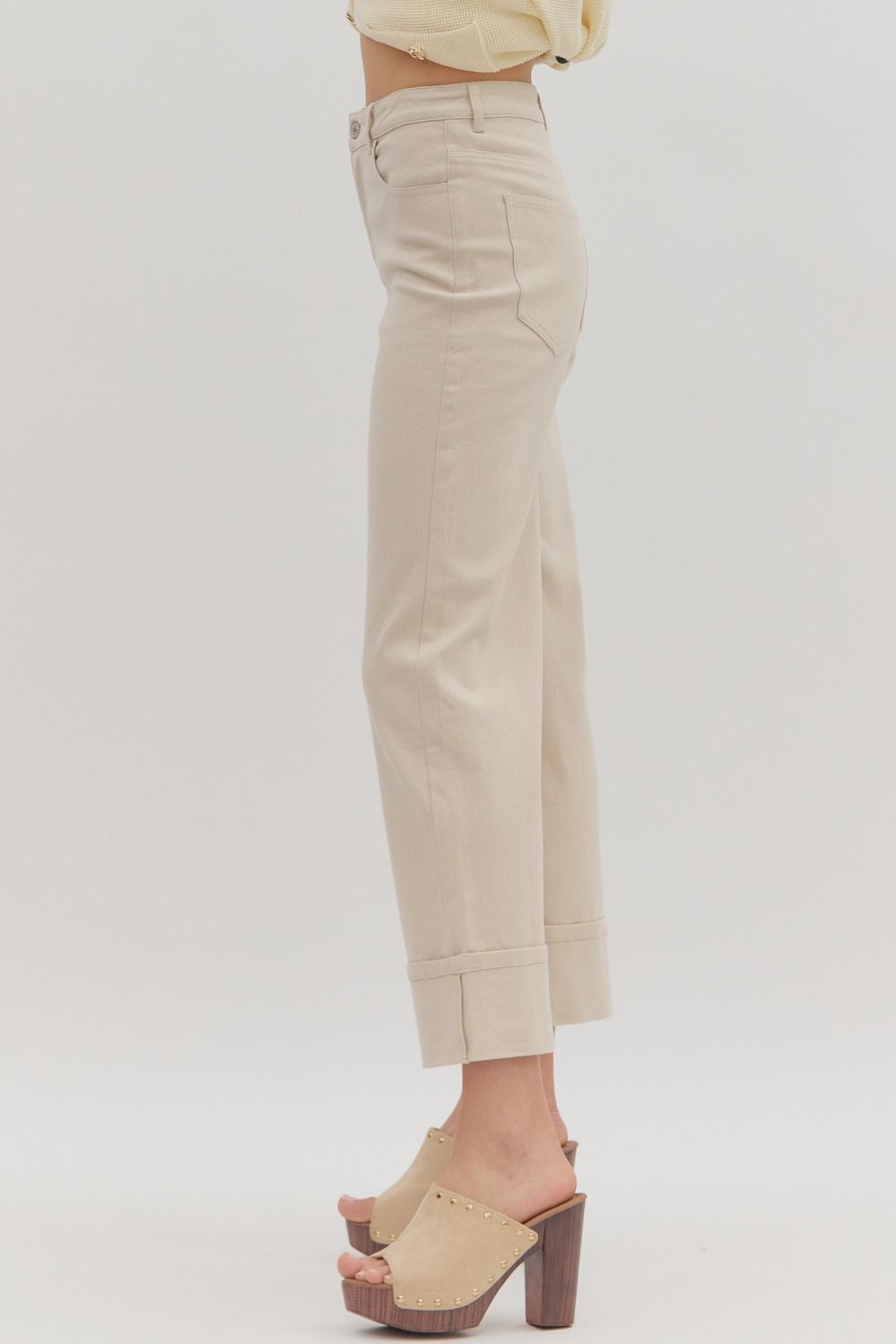 Off The Cuff Wide Leg Denim
