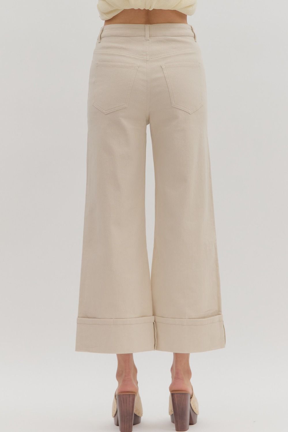 Off The Cuff Wide Leg Denim