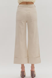 Off The Cuff Wide Leg Denim