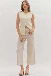 Off The Cuff Wide Leg Denim