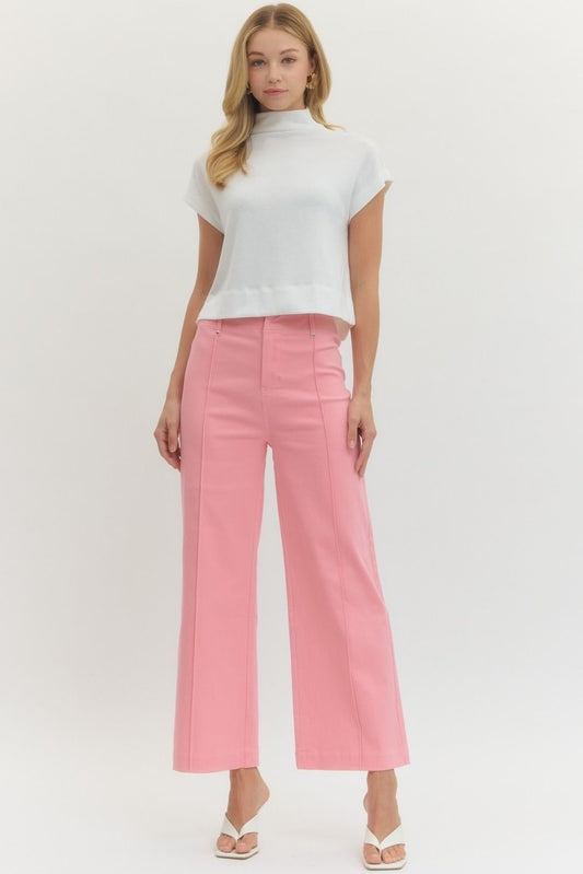 Step Into Spring- Front Seam Pants