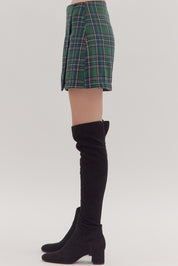 Rebecca- Plaid Skort