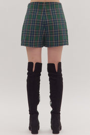 Rebecca- Plaid Skort