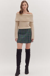 Rebecca- Plaid Skort