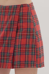 Rebecca- Plaid Skort