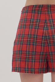 Rebecca- Plaid Skort