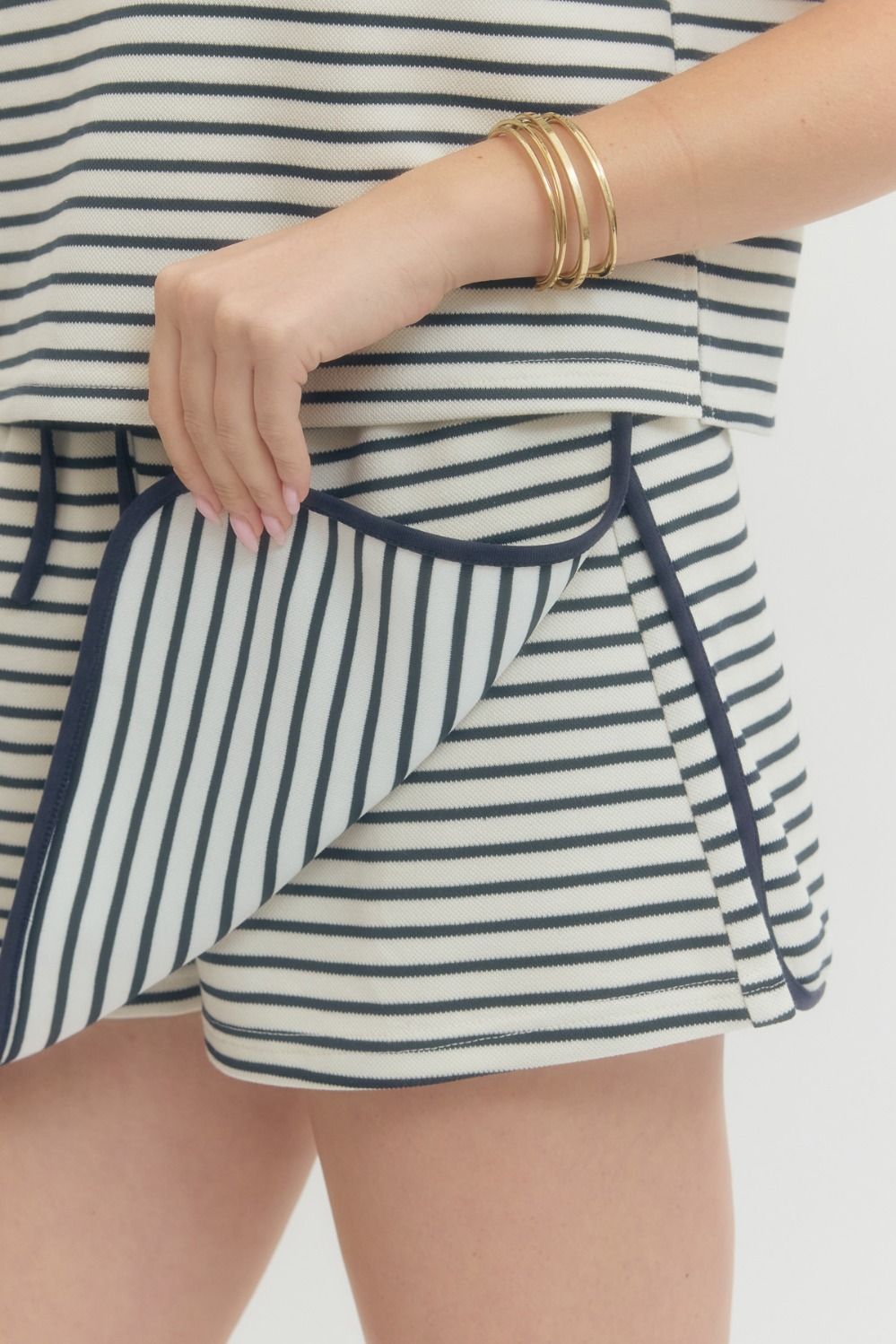 Meadow- Striped skort