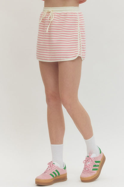 Meadow- Striped skort
